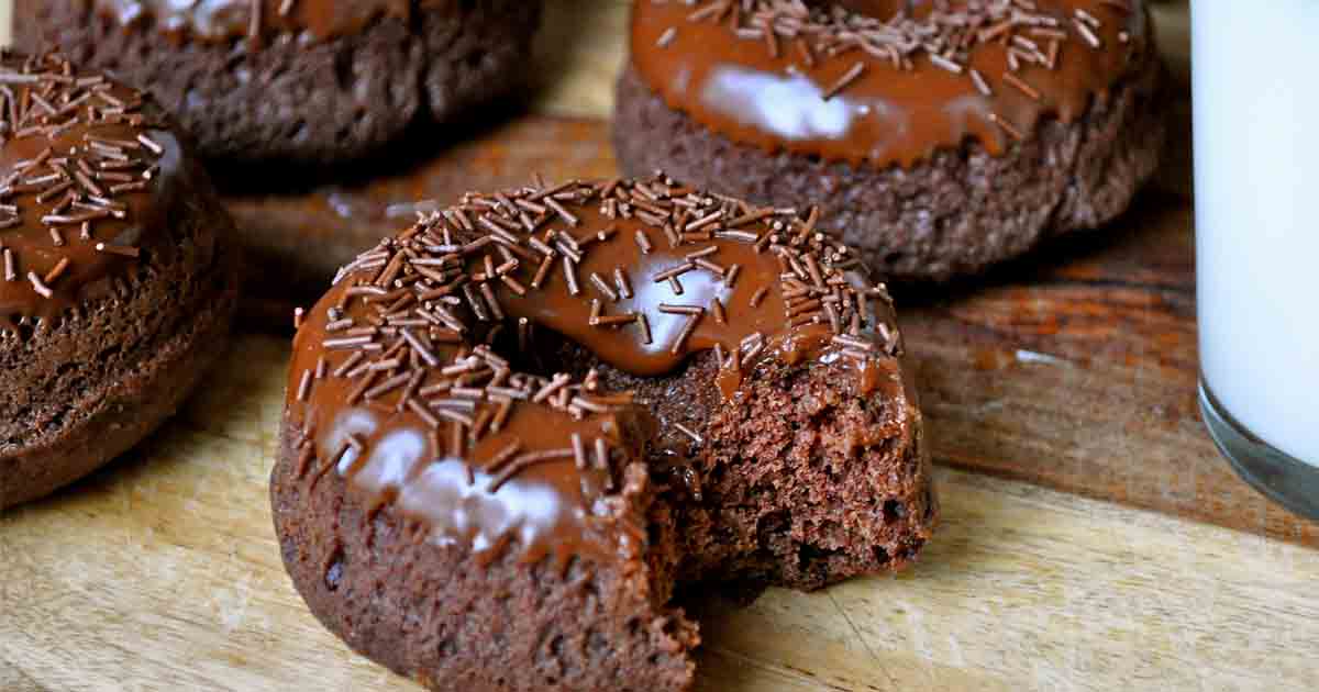 Double-Chocolate Glazed Doughnut Recipe