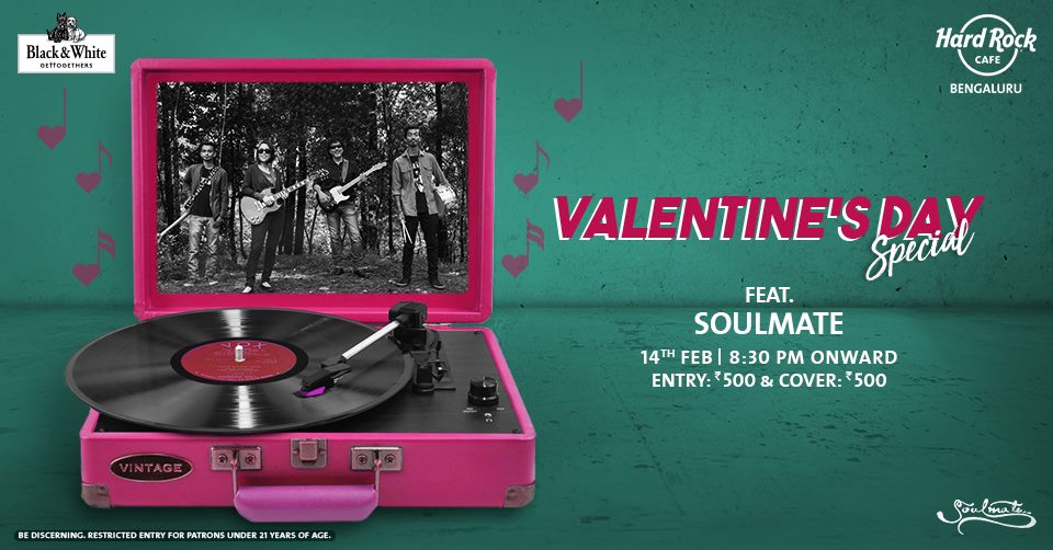 Indulge in Love & Music this Valentines Day with Soulmate at Hard Rock Cafe