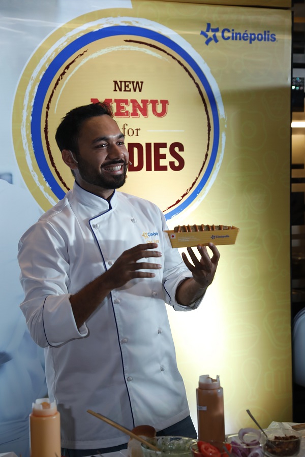 Cinépolis Partners with Chef Saransh Goila to Bring the Finest Menu For Foodies to Cinépolis Theatres Across India