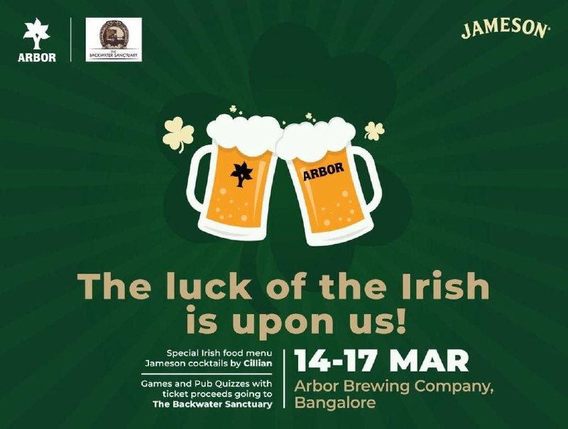 Ring In St. Patrick's Day The Irish Way At These Events In Bengaluru