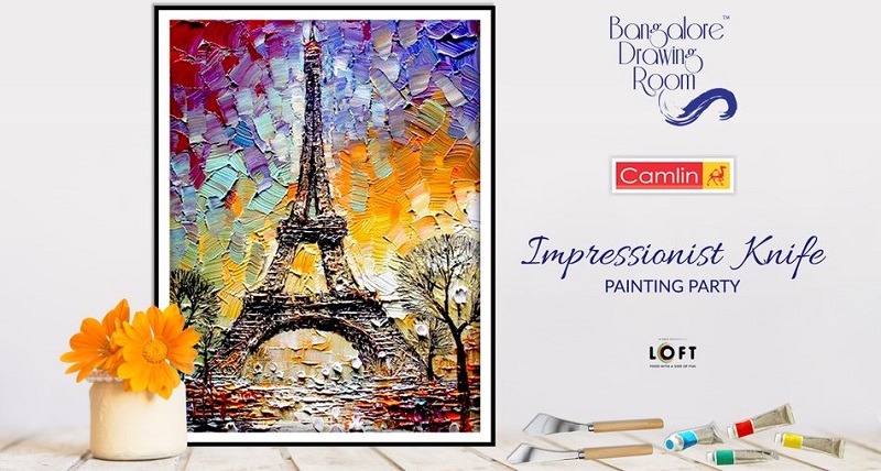 Twist Your Creative Minds with the Impressionist Knife Painting Party Workshop at Loft